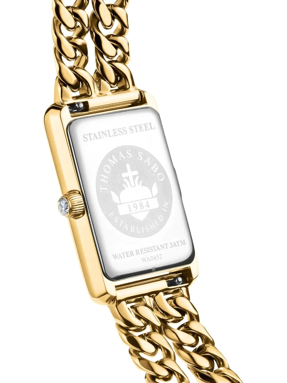 Thomas Sabo WA0452-291-203 Ladies Watch Elegance Black 22mm 3ATM