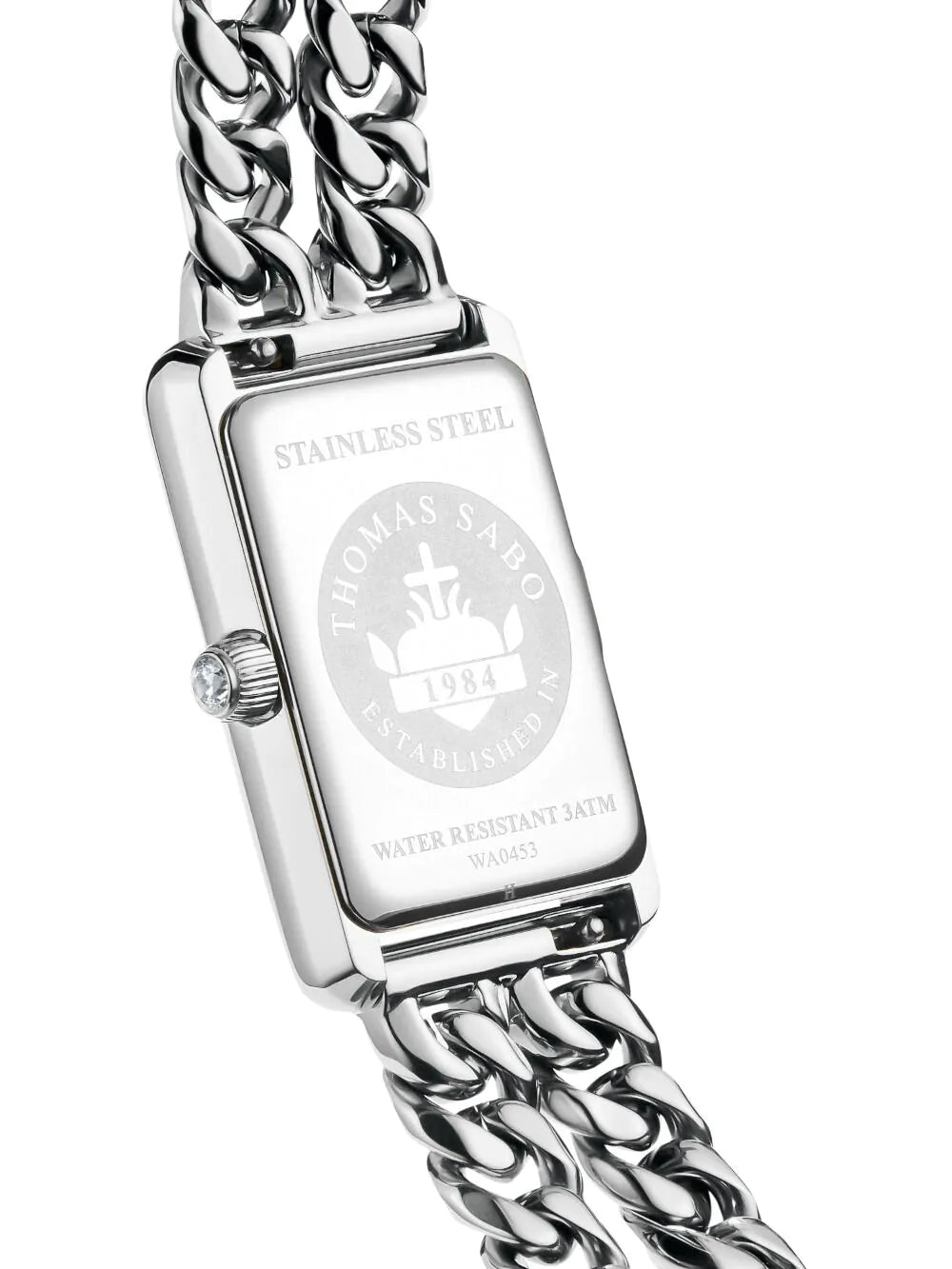Thomas Sabo WA0453-201-203 Ladies Watch Elegance Black 22mm 3ATM