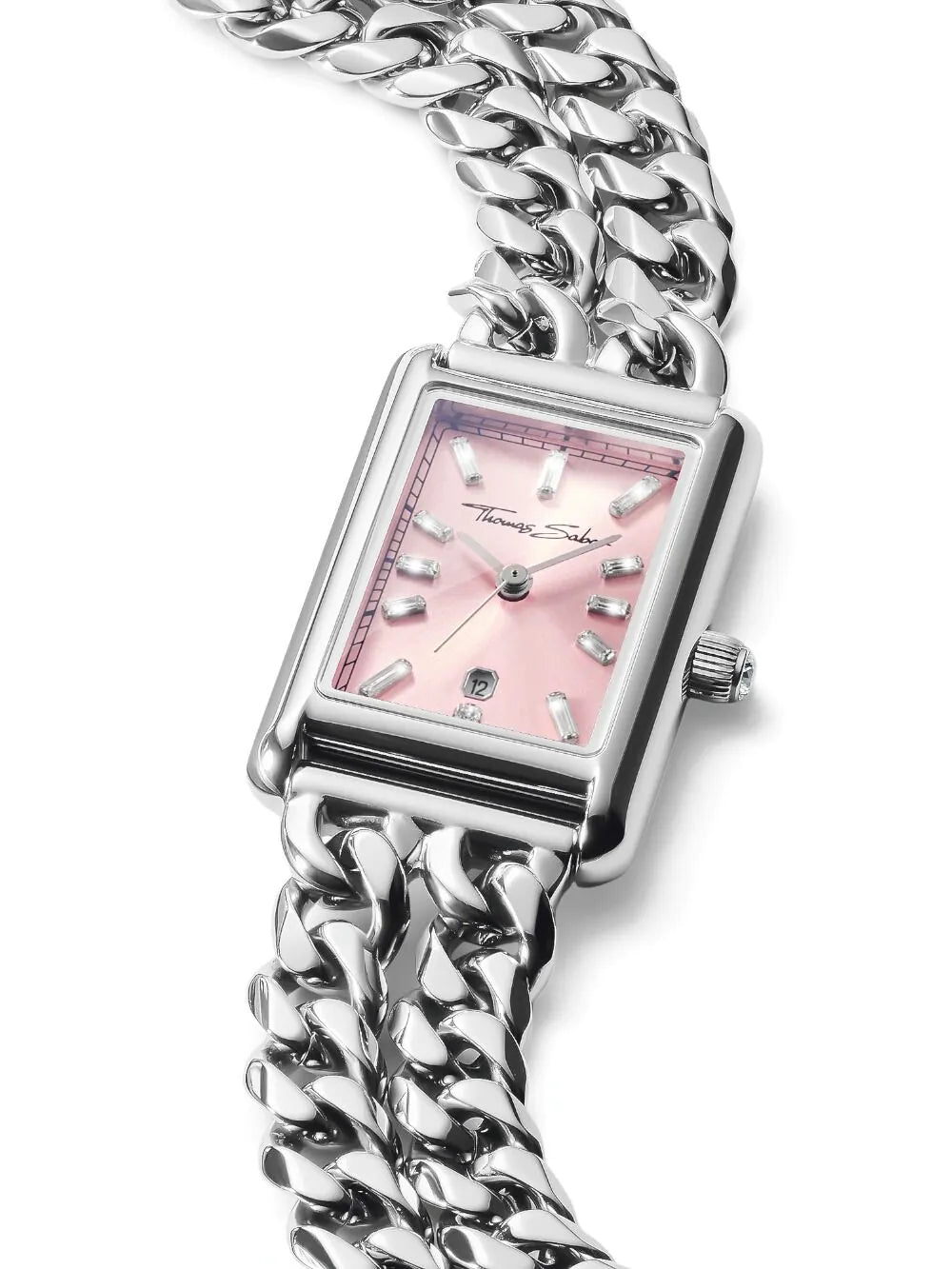 Thomas Sabo WA0454-201-204 Ladies Watch Elegance Pink 22mm 3ATM