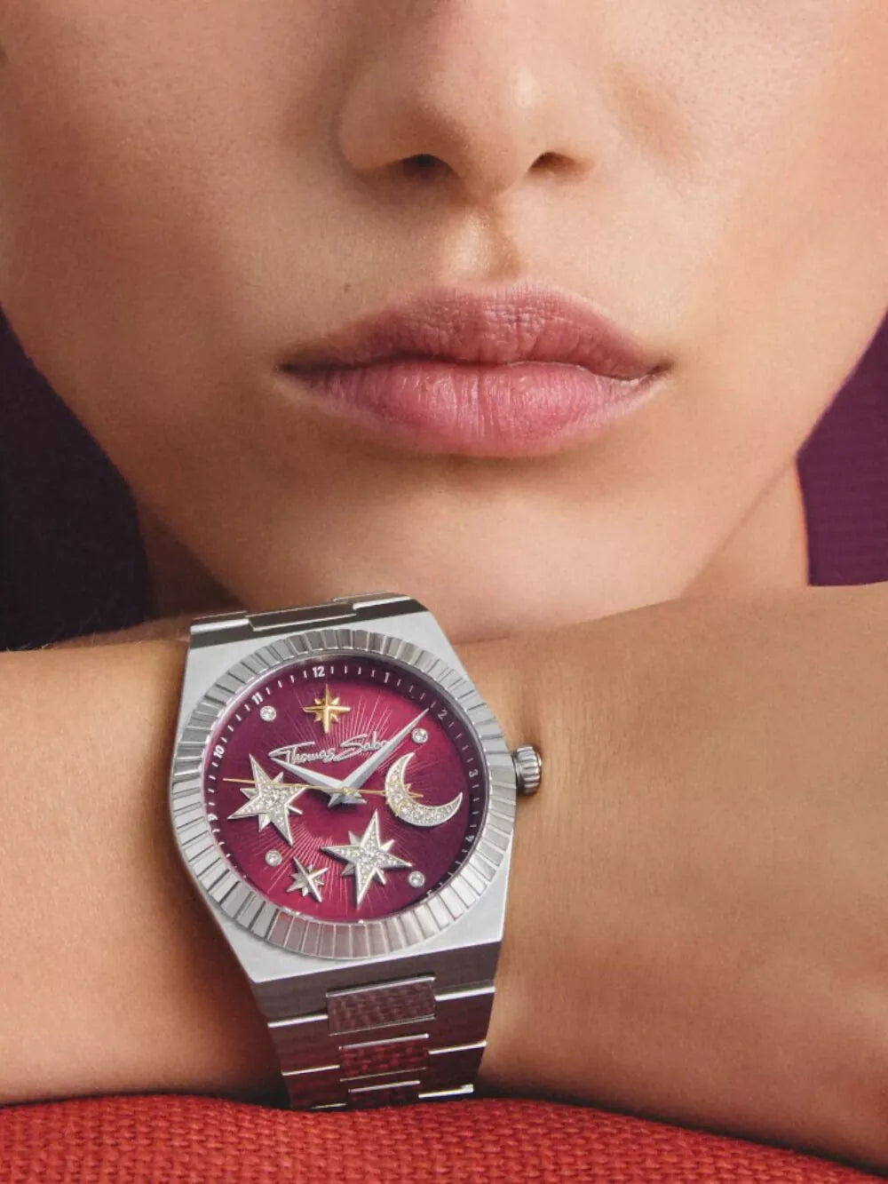 Thomas Sabo WA0466 Ladies watch Moon and Stars 39mm 10ATM