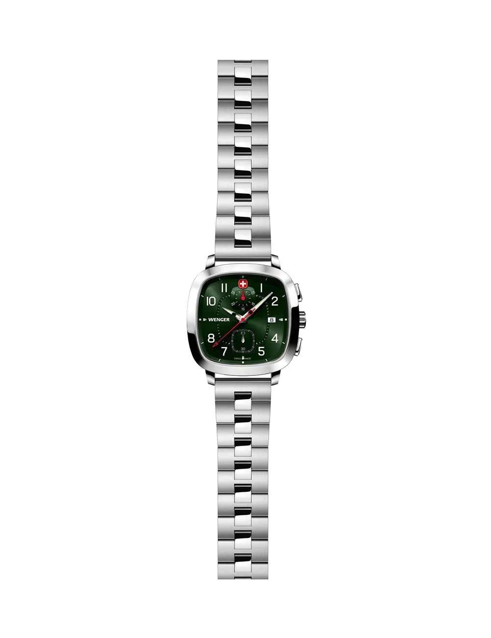 Wenger 01.1933.112 Mens Watch Vintage Sport Chronograph 40mm 5ATM