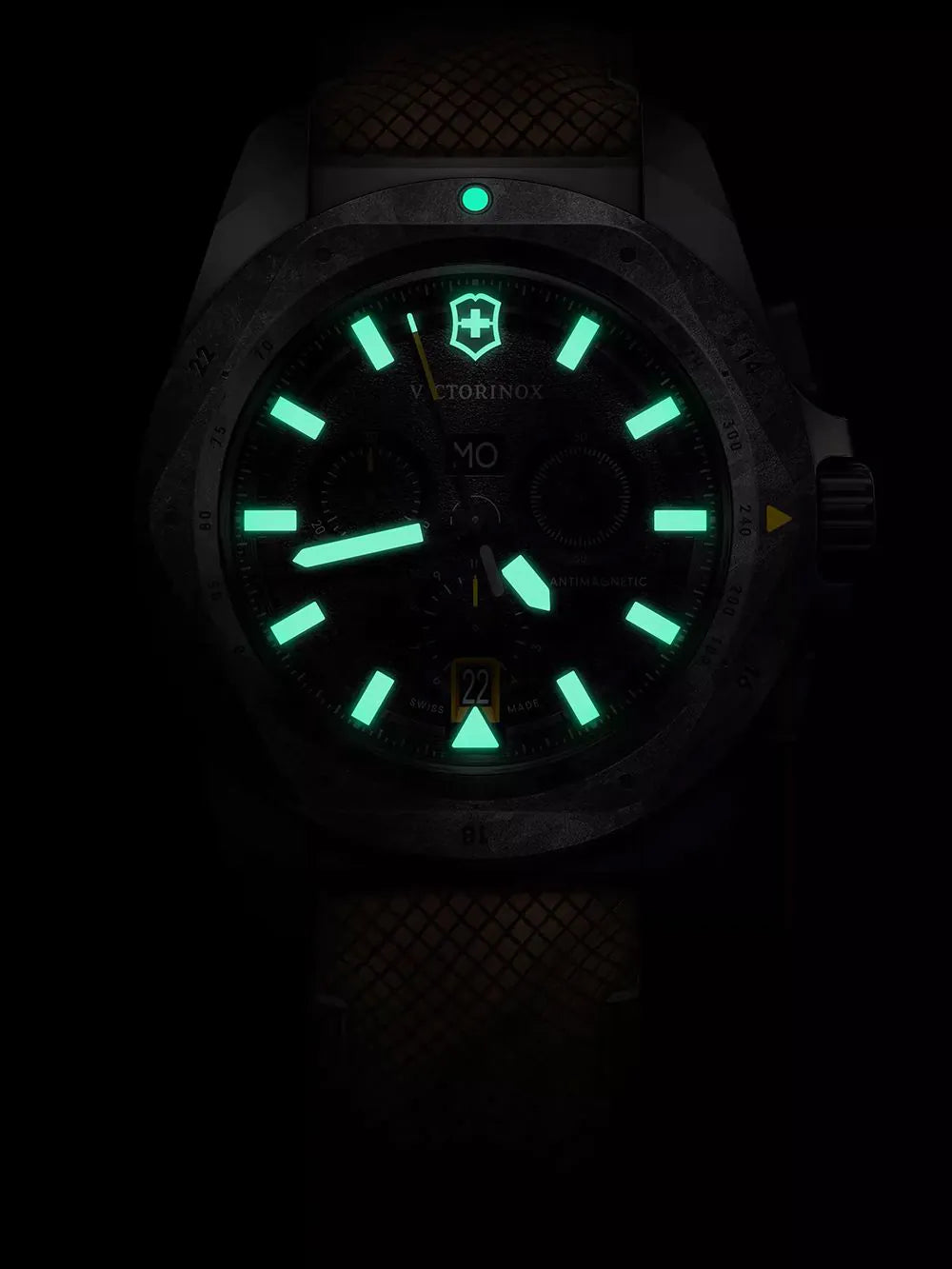 Victorinox 241988.1 Mens Watch I.N.O.X Titanium Chronograph 43mm 20ATM