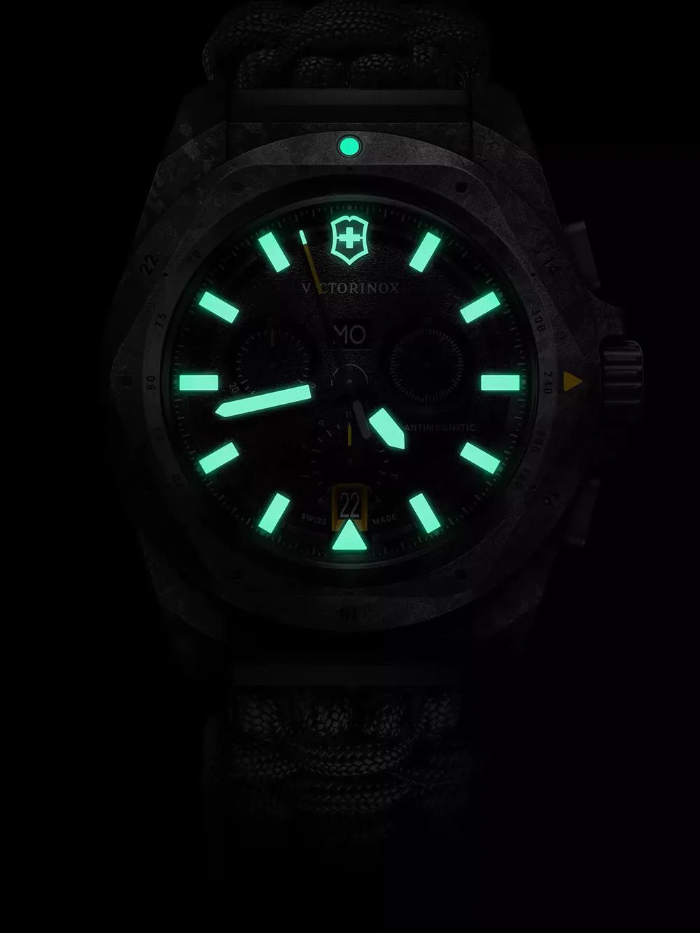 Victorinox 241989.1 Mens Watch I.N.O.X Carbon Chronograph 43mm 20ATM