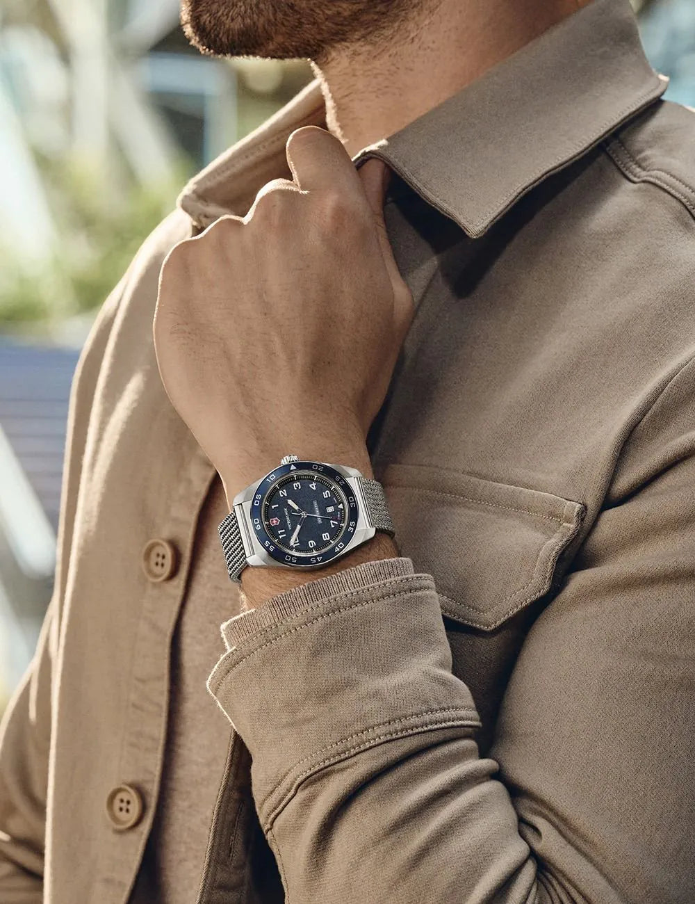 Victorinox 242045 Mens Watch Swiss Army Automatic 42mm 10ATM