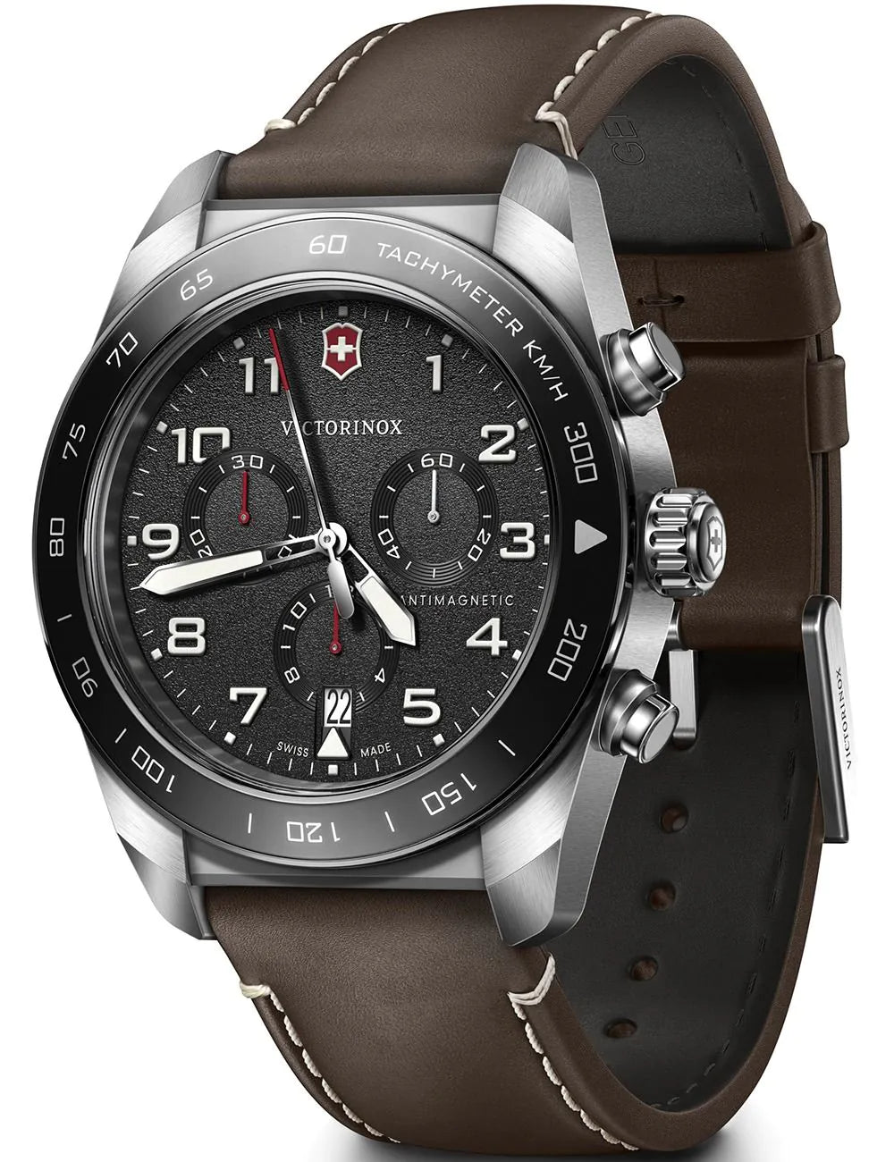 Victorinox 242046 Mens Watch Swiss Army Chrono 42mm 10ATM