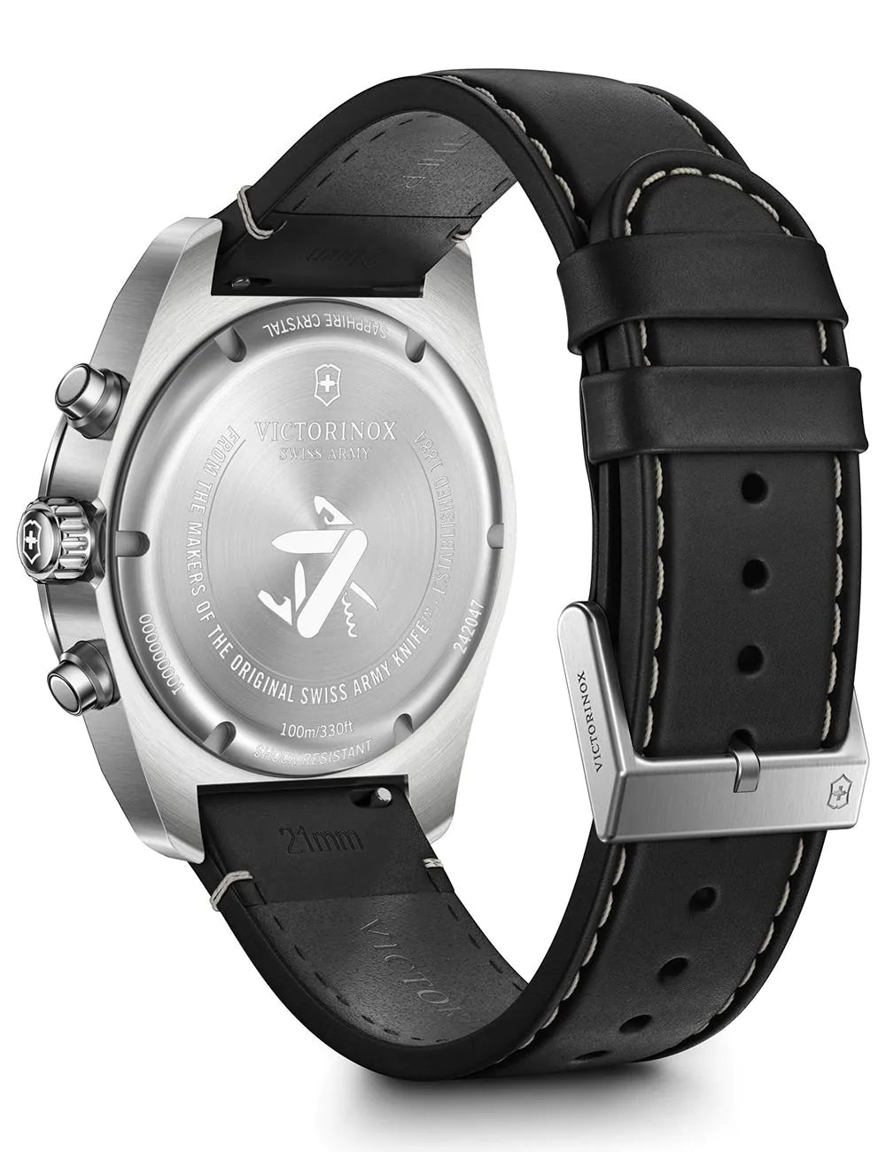 Victorinox 242047 Mens Watch Swiss Army Chrono 42mm 10ATM