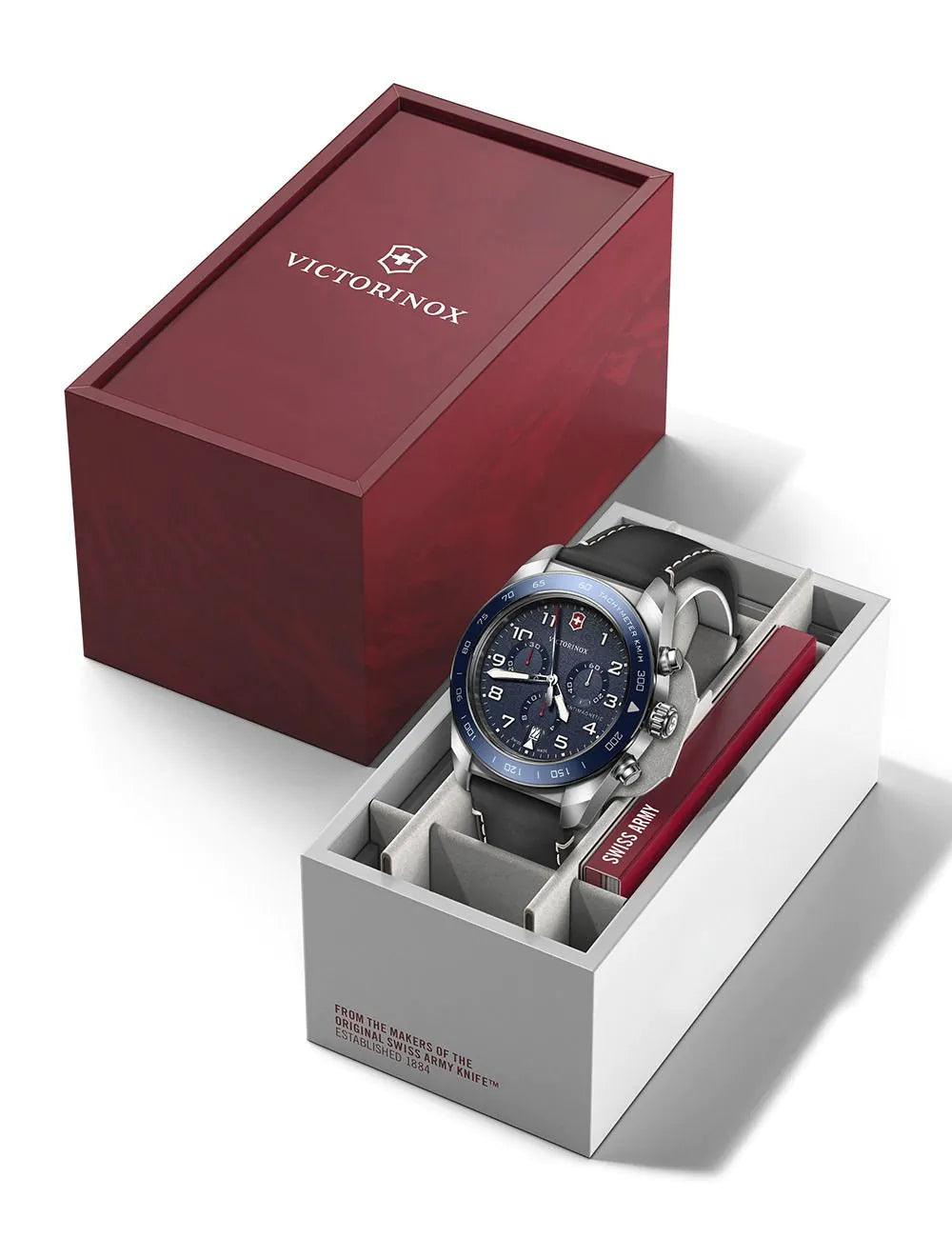 Victorinox 242047 Mens Watch Swiss Army Chrono 42mm 10ATM