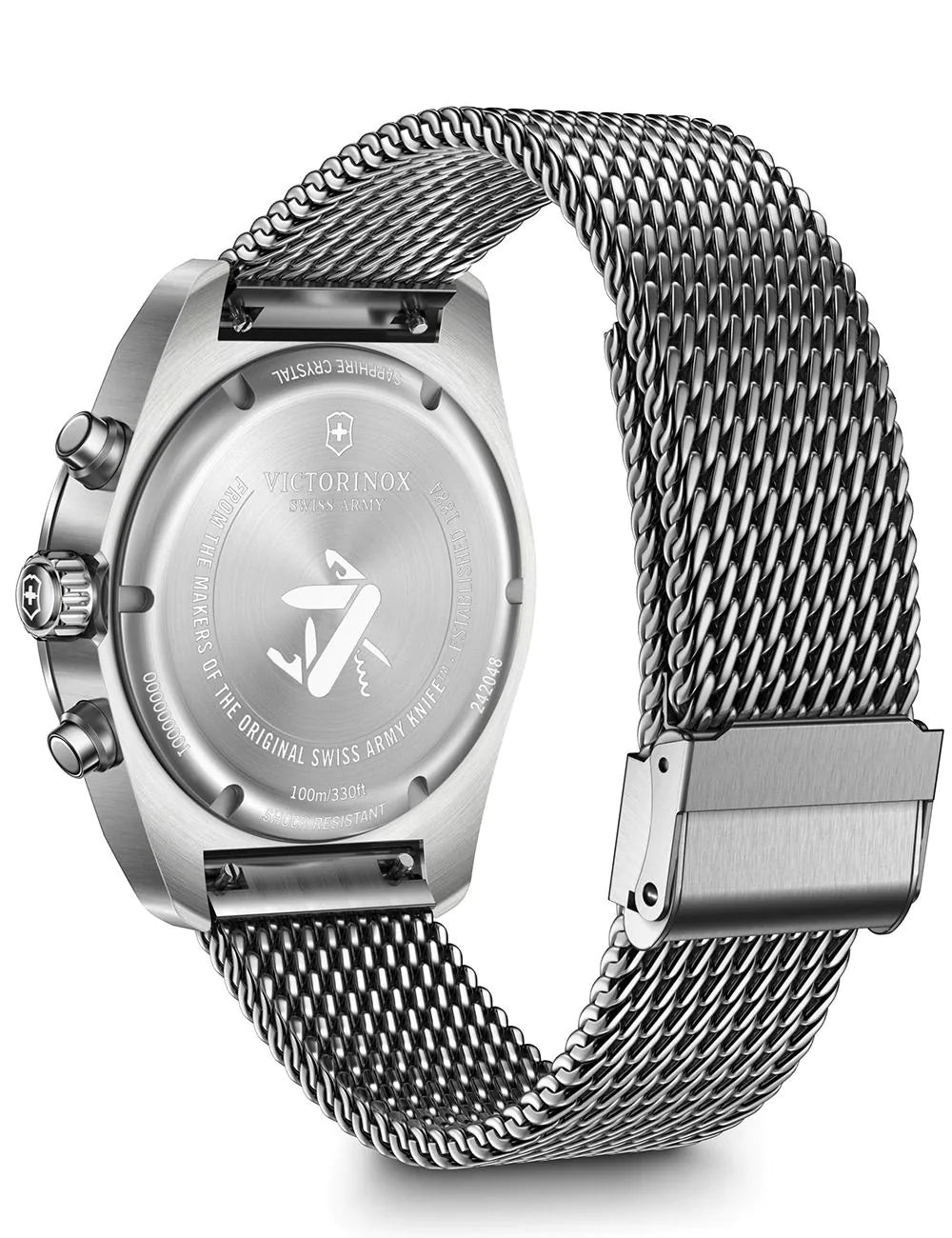 Victorinox 242048 Mens Watch Swiss Army Chrono 42mm 10ATM