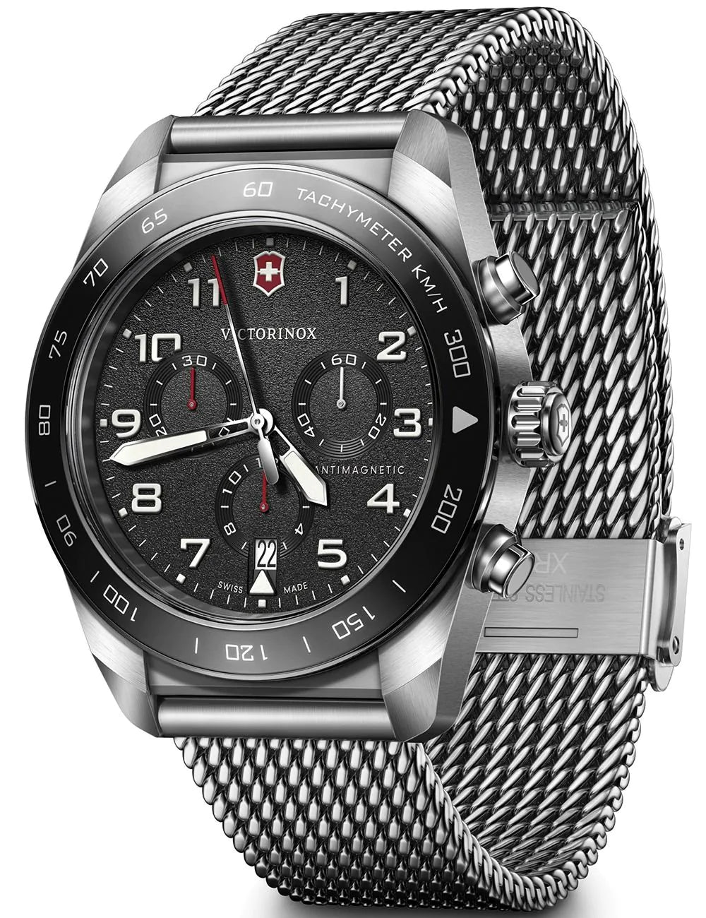 Victorinox 242048 Mens Watch Swiss Army Chrono 42mm 10ATM