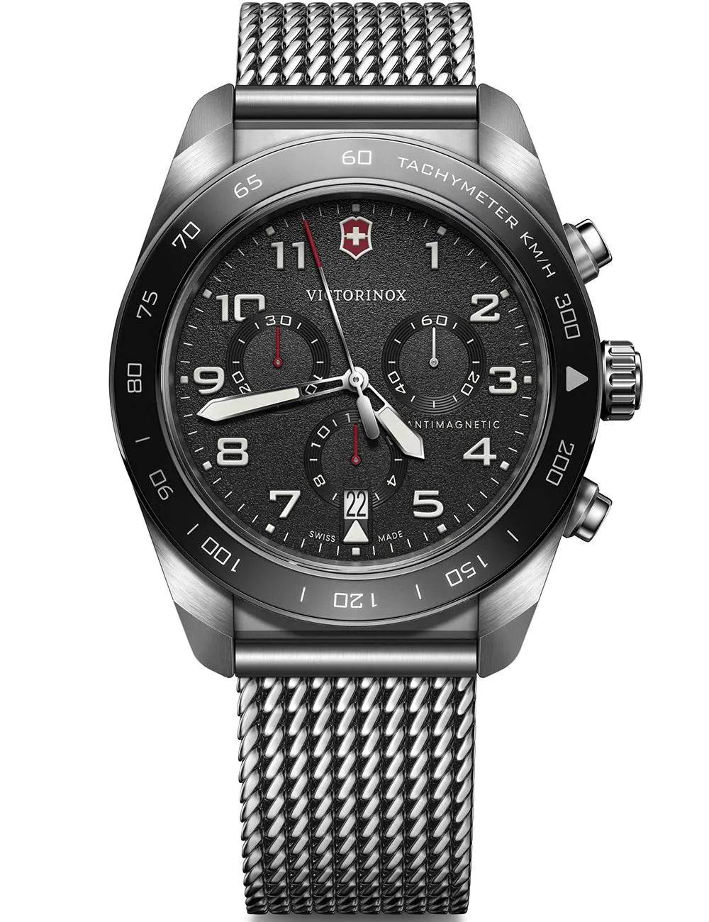 Victorinox 242048 Mens Watch Swiss Army Chrono 42mm 10ATM
