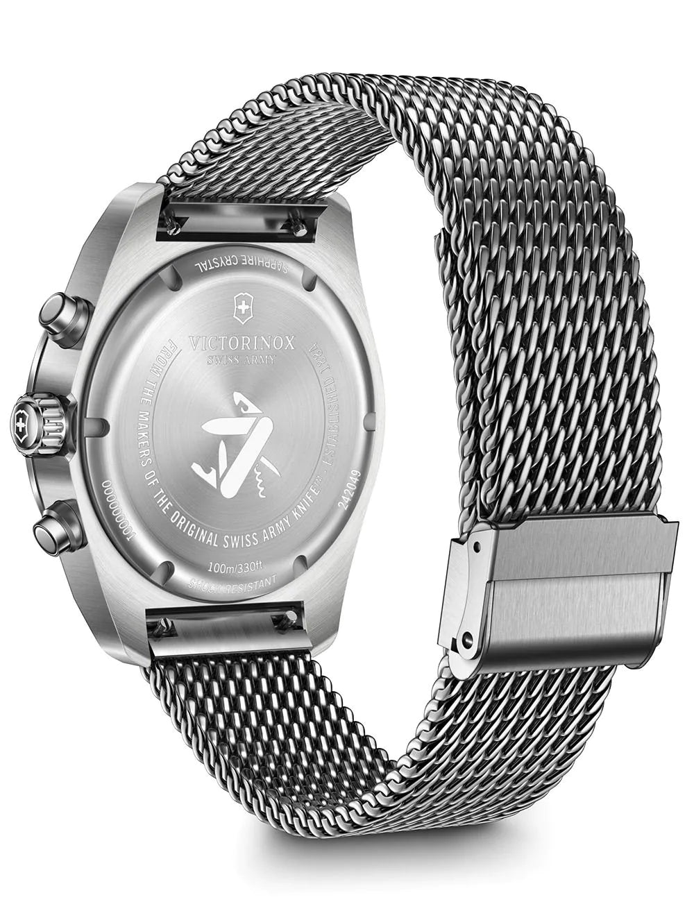 Victorinox 242049 Mens Watch Swiss Army Chrono 42mm 10ATM