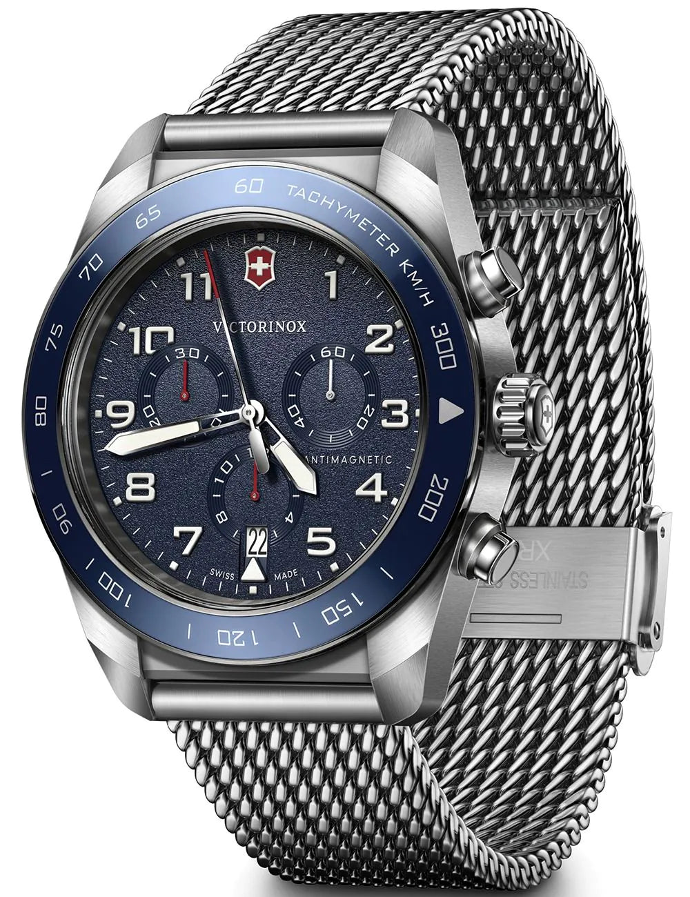 Victorinox 242049 Mens Watch Swiss Army Chrono 42mm 10ATM