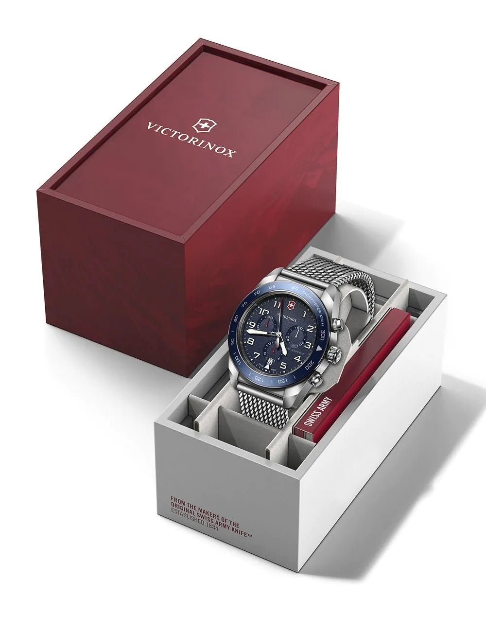 Victorinox 242049 Mens Watch Swiss Army Chrono 42mm 10ATM