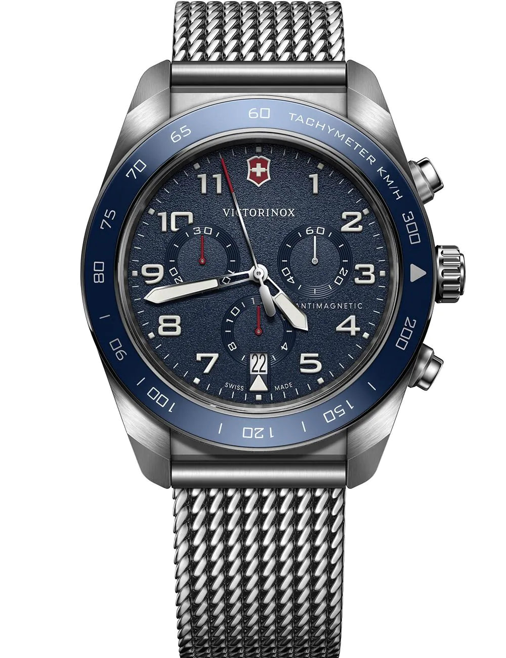 Victorinox 242049 Mens Watch Swiss Army Chrono 42mm 10ATM