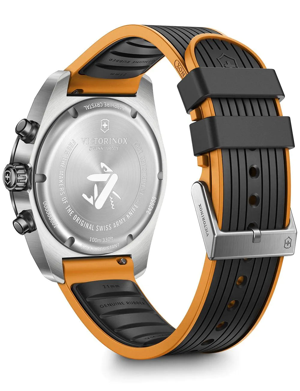 Victorinox 242050 Mens Watch Swiss Army Chrono 42mm 10ATM