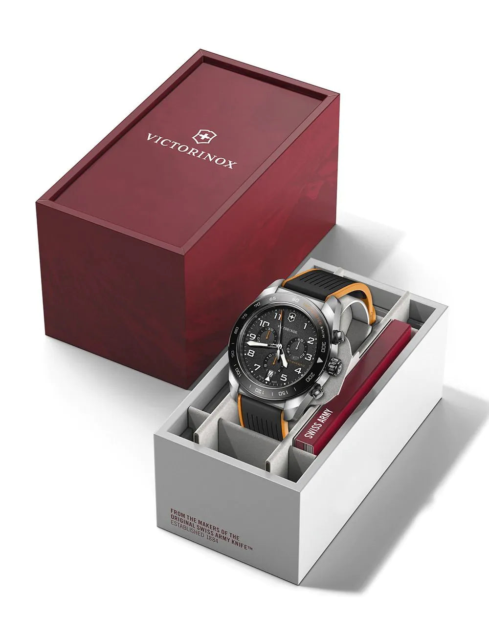 Victorinox 242050 Mens Watch Swiss Army Chrono 42mm 10ATM