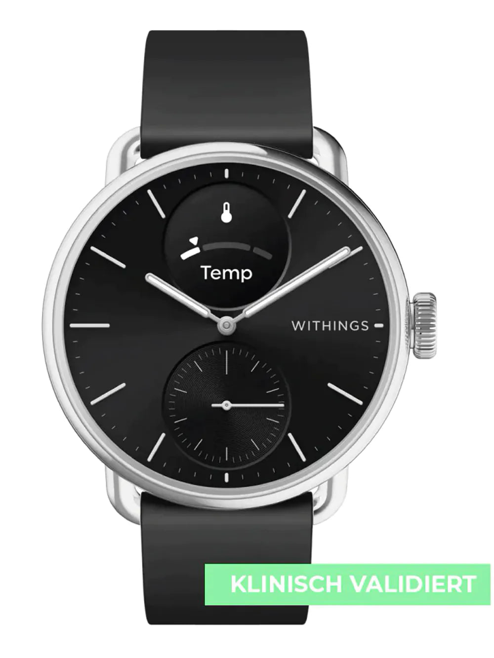 Withings HWA10-model 1-All-Int ScanWatch 2 Black 38 mm 5ATM