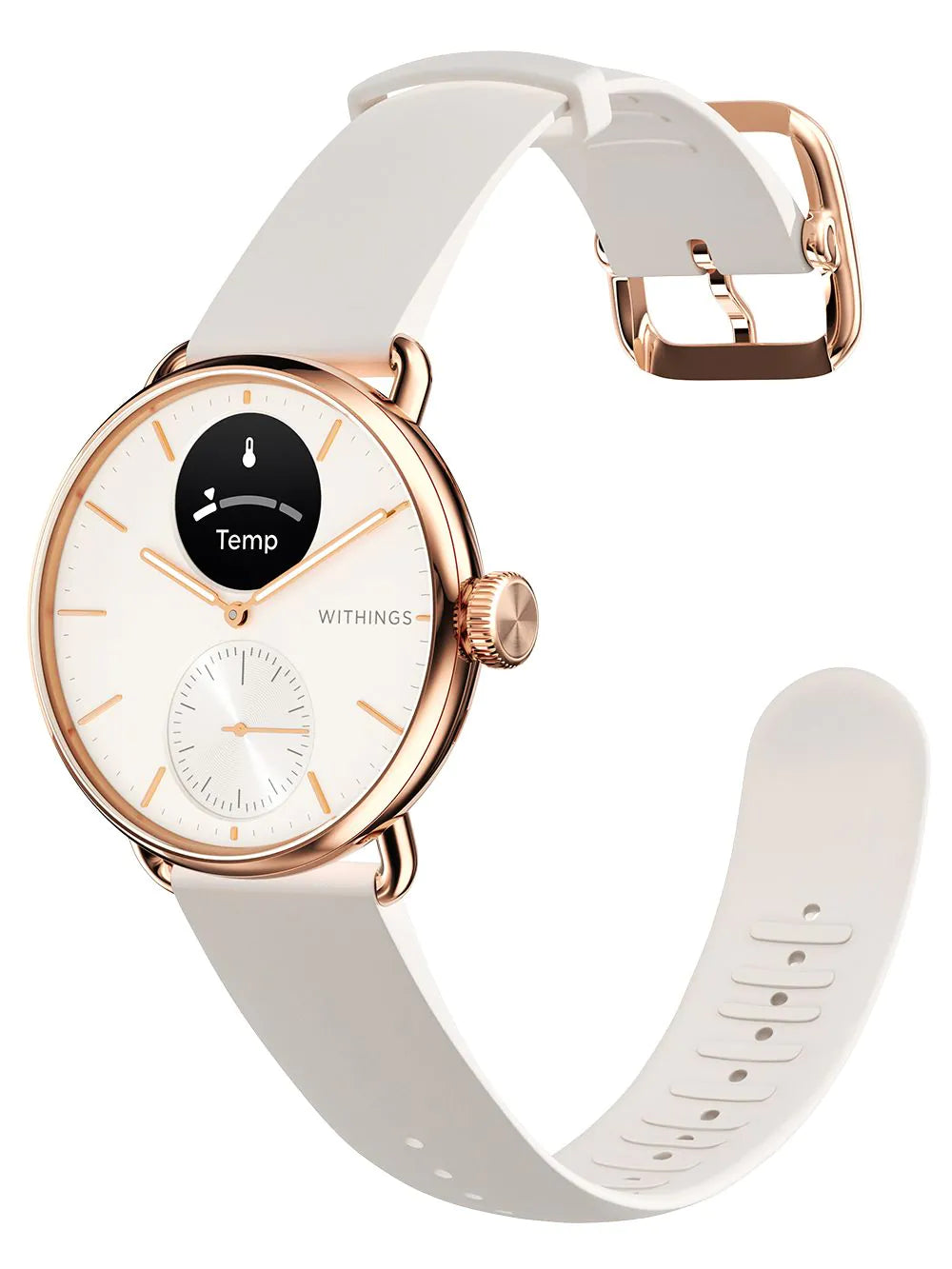 Withings HWA10-model 3-All-Int ScanWatch 2 Sand 38 mm 5ATM