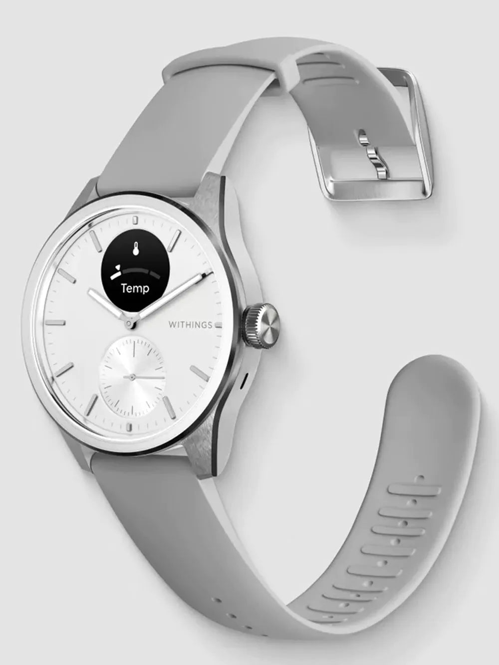 Withings HWA10-model 5-All-Int ScanWatch 2 White 42 mm 5ATM