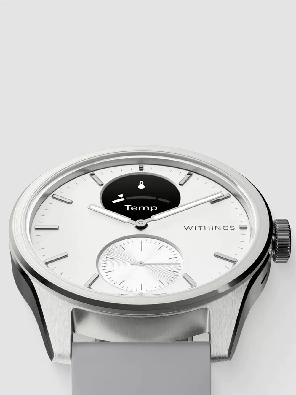 Withings HWA10-model 5-All-Int ScanWatch 2 White 42 mm 5ATM