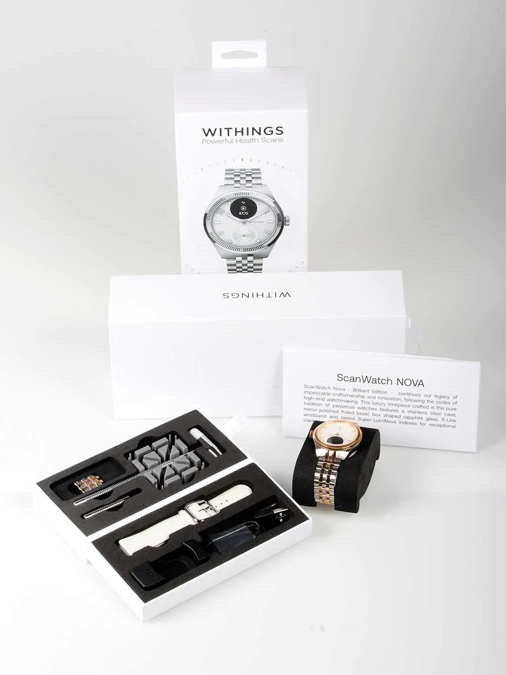 Withings HWA10-MODEL 11-ALL Scanwatch Nova Brilliant bi-color 39mm 5ATM