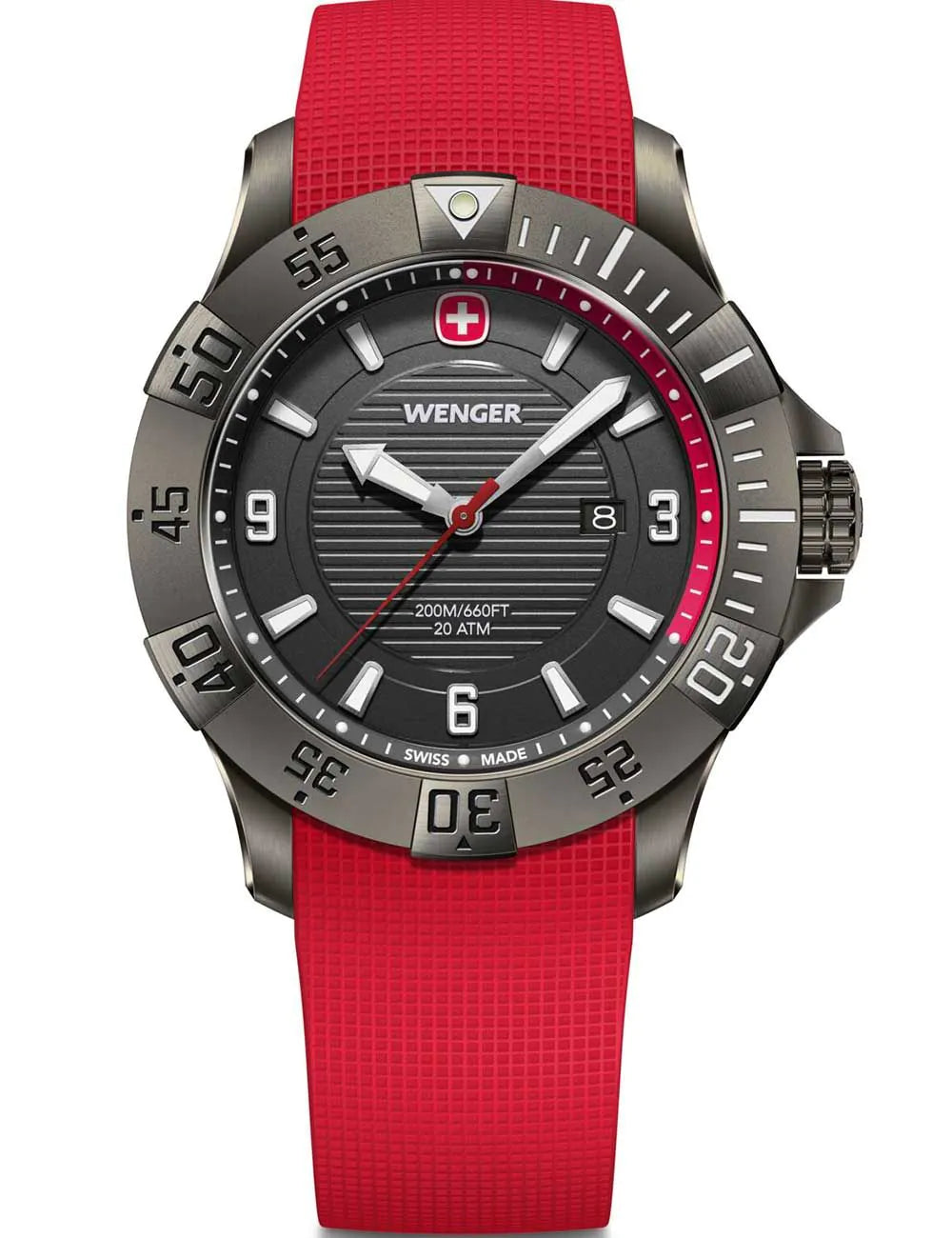 Wenger 01.0641.144 Mens Watch Seaforce 43mm 20ATM