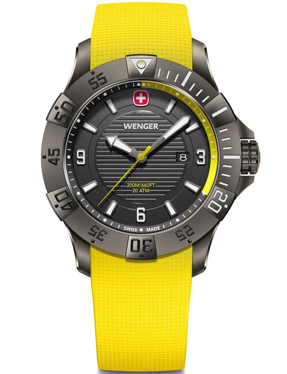 Wenger 01.0641.145 Mens Watch Seaforce 43mm 20ATM