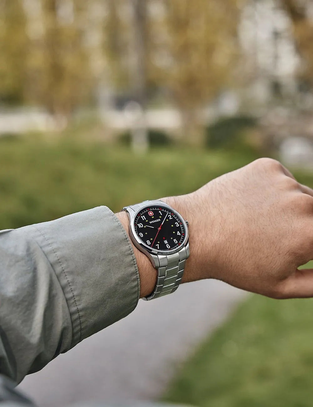 Wenger 01.1441.131 Mens Watch City Sport 42mm 5ATM