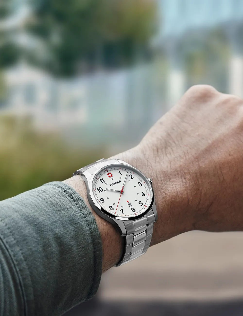 Wenger 01.1441.133 Mens Watch City Sport 42mm 5ATM