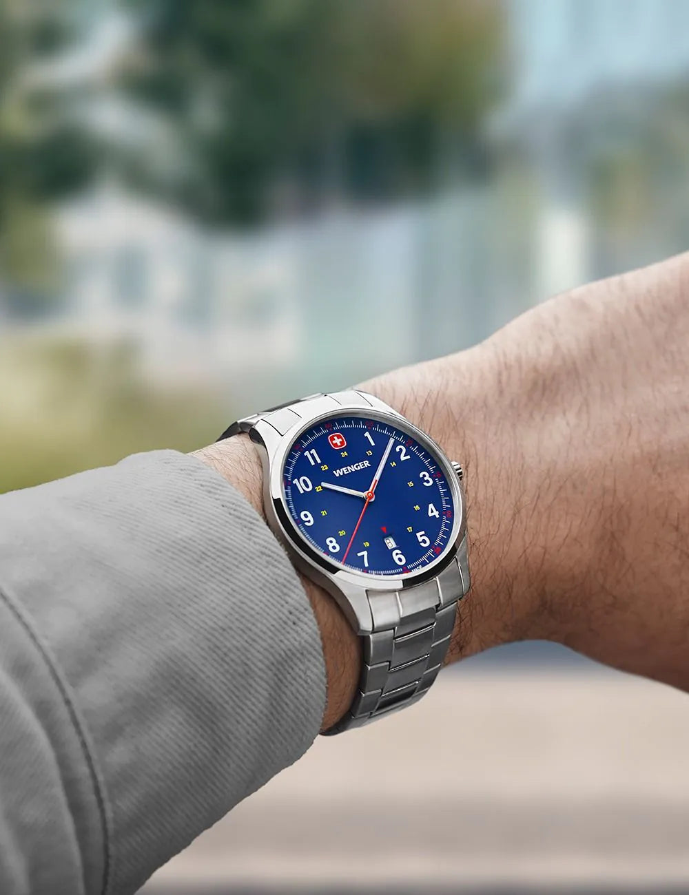 Wenger 01.1441.134 Mens Watch City Sport 42mm 5ATM