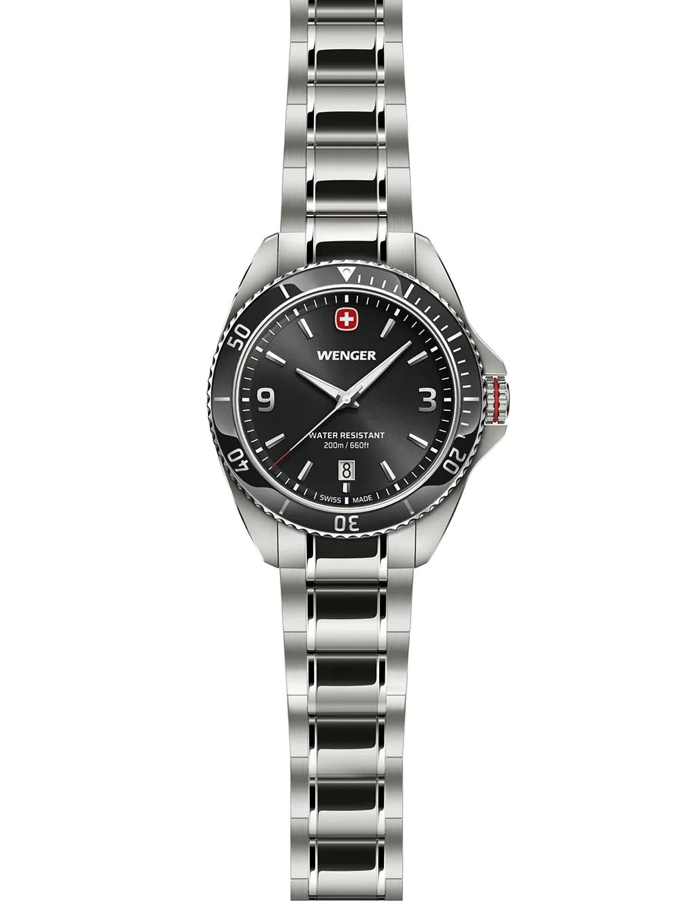 Wenger 01.2031.101 Mens watch Ececutive 40mm 20ATM