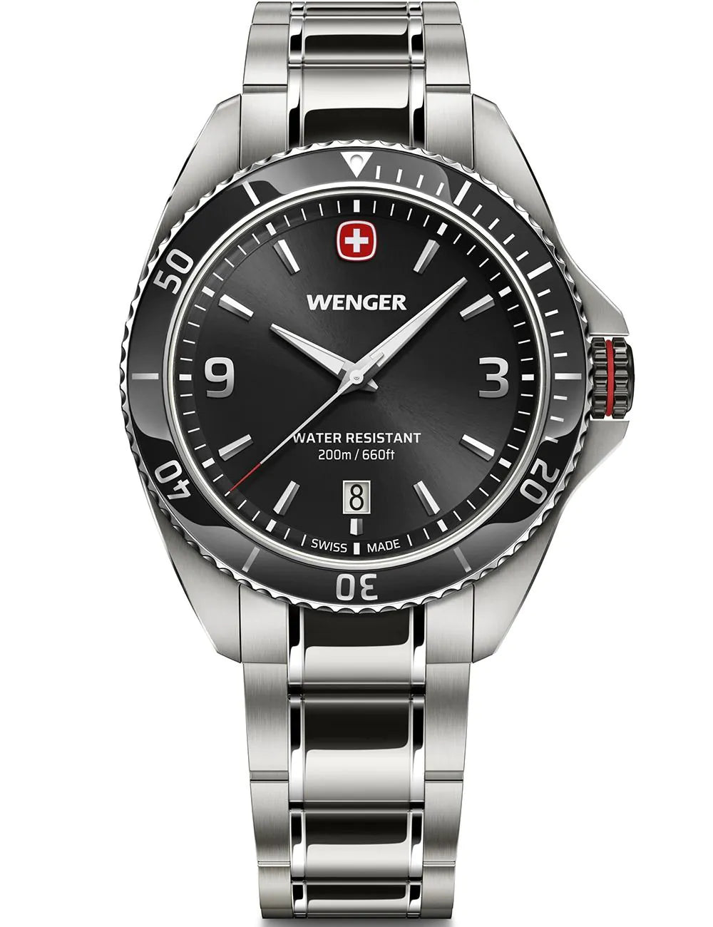 Wenger 01.2031.101 Mens watch Ececutive 40mm 20ATM