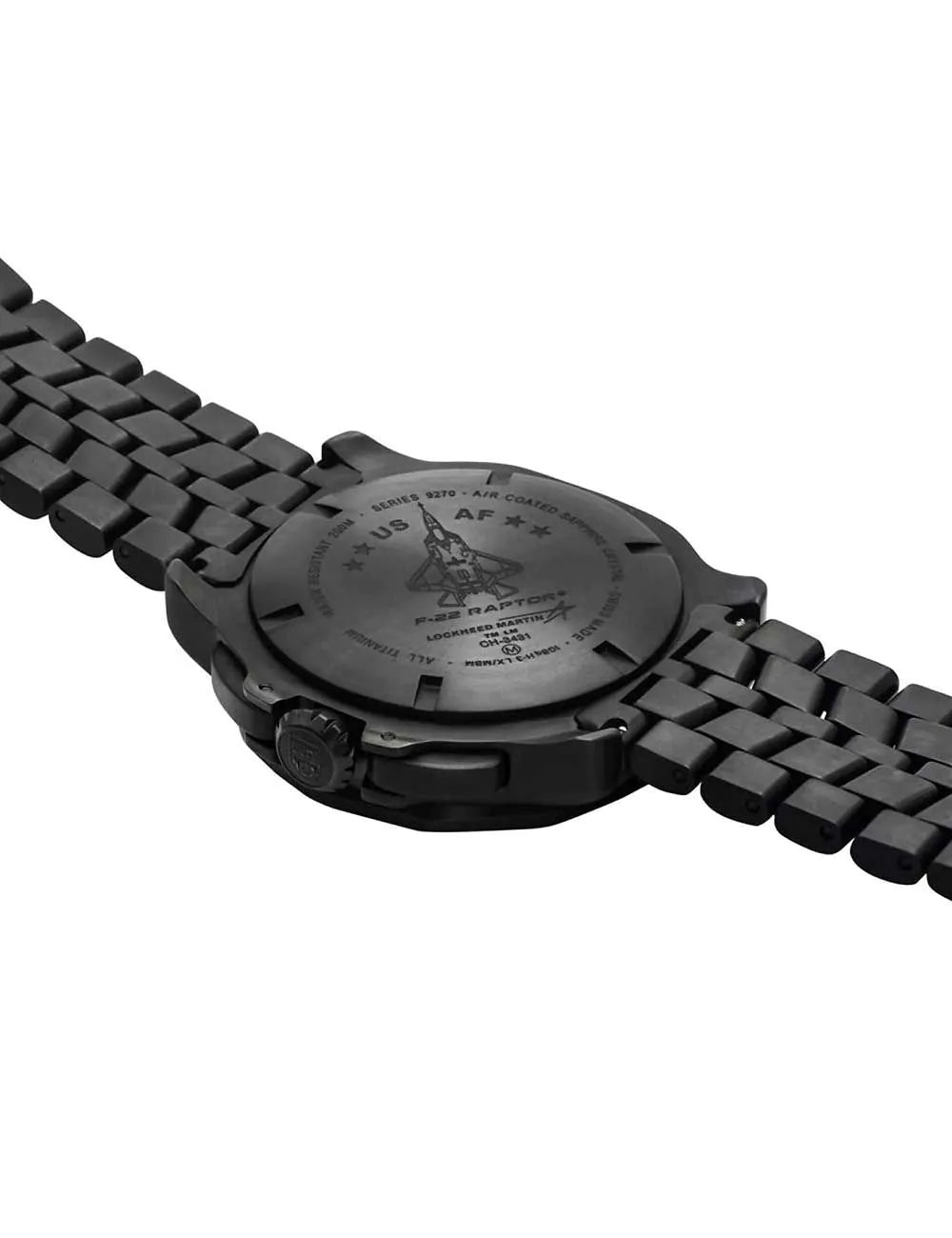 Luminox XA.9272 Mens Watch F-22 Raptor Titanium Chronograph 44mm 200M