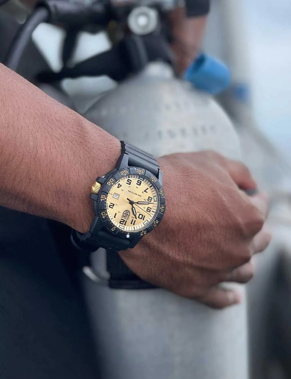 Luminox XS.0325.GP Mens Watch Leatherback Sea Turtle Giant 44mm 100M