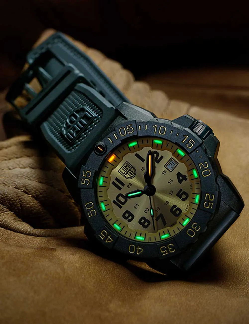 Luminox XS.3505.GP.1 Mens Watch Neavy Seal Gold 45mm 20ATM