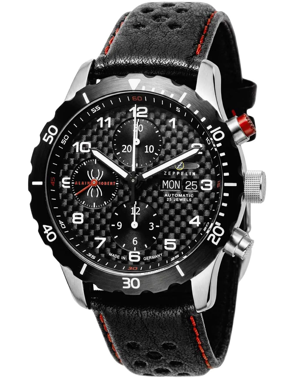 Zeppelin 7216-2 Night Cruise automatic chrono 42 mm 10ATM