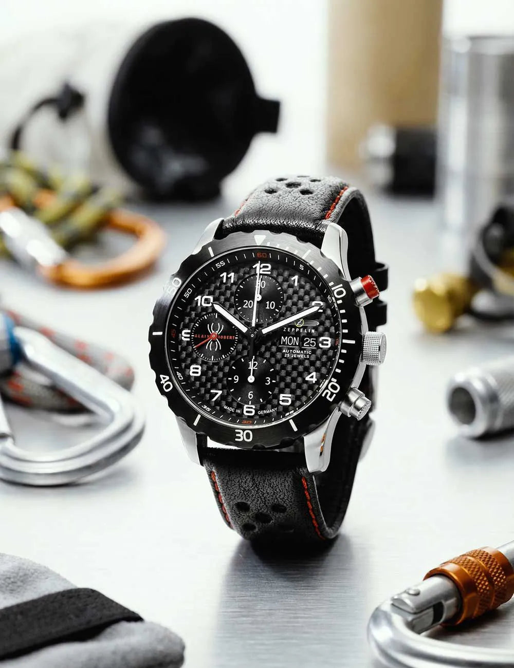 Zeppelin 7216-2 Night Cruise automatic chrono 42 mm 10ATM