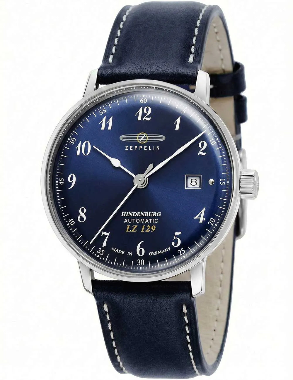 Zeppelin 8056-3 Mens Watch Hindenburg Automatic 40mm 5ATM