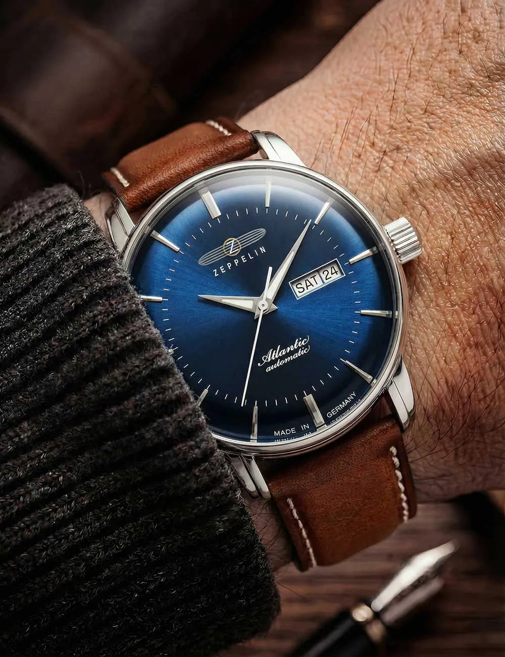 Zeppelin 8466-3 Atlantic Men's 40mm 5ATM