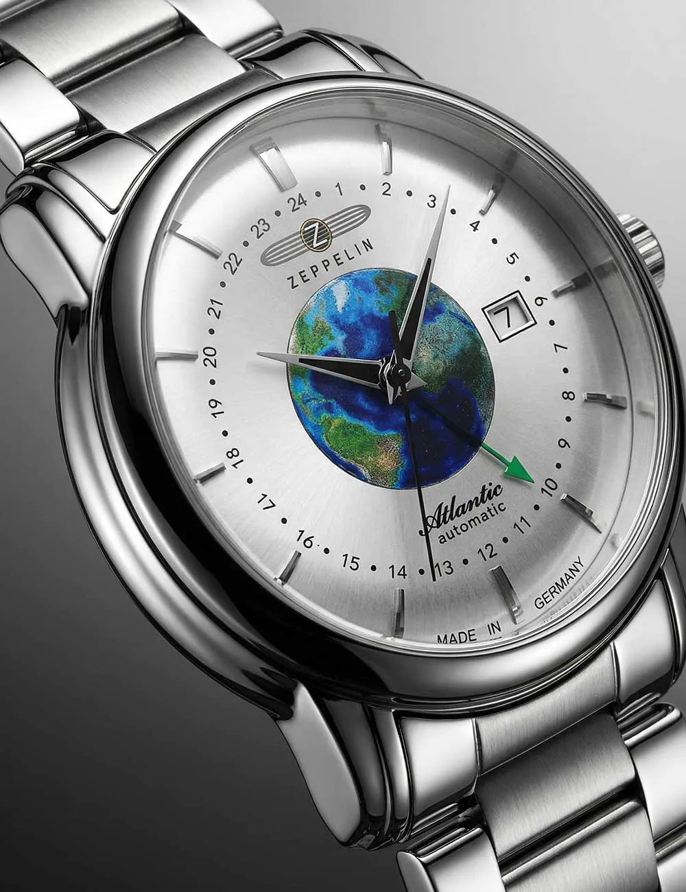 Zeppelin 8468MB-1 Mens Watch Atlantic Automatic 43mm 5ATM