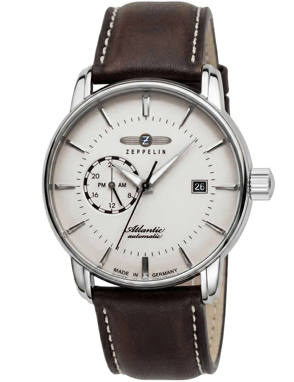 Zeppelin 8470-5 Atlantic Mens Watch Automatic 40mm 5ATM