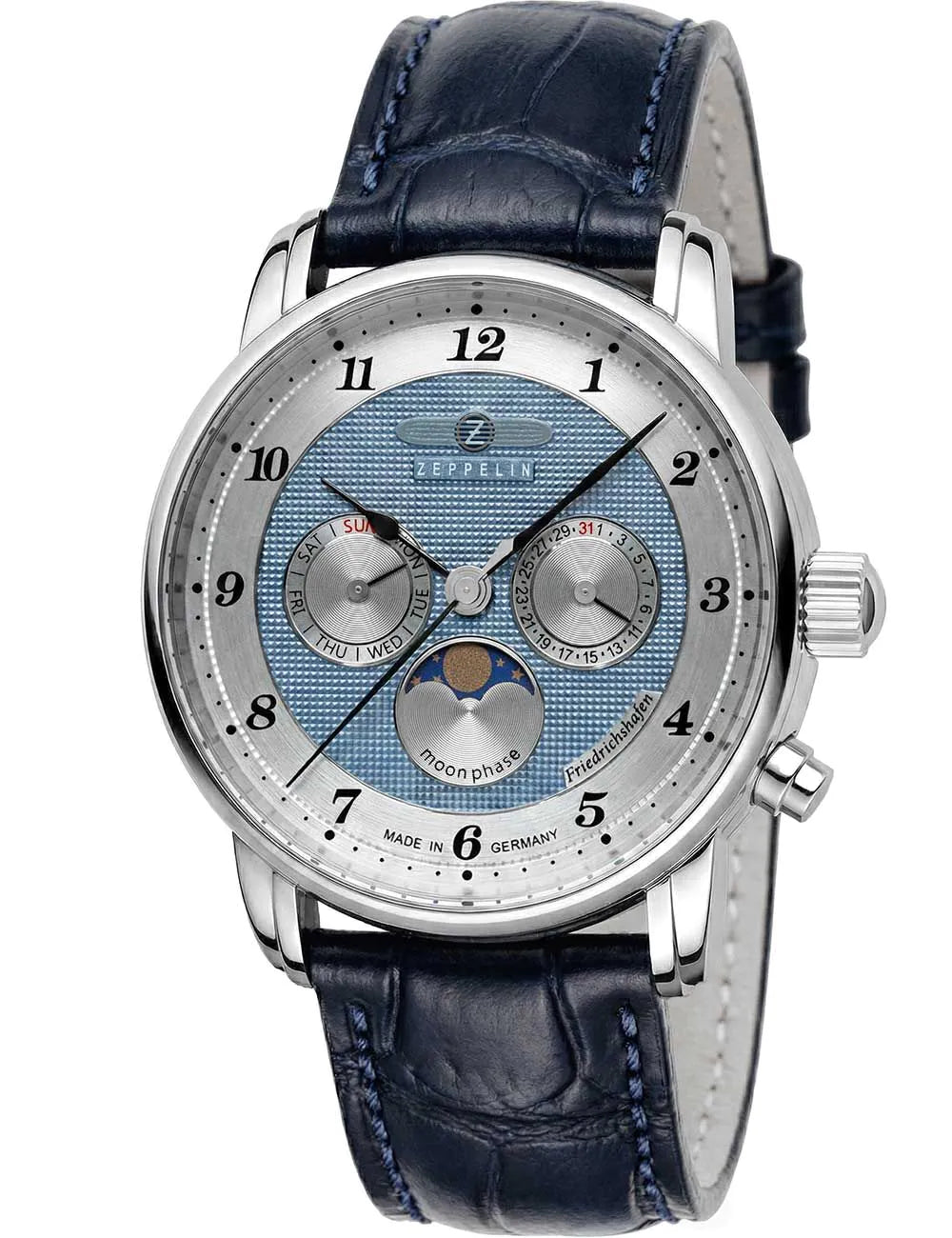 Zeppelin 8536-3 Mens Watch Friedrichshafen 41mm 5ATM