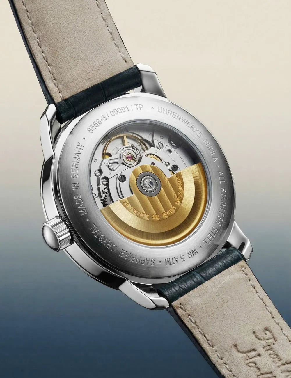 Zeppelin 8556-3 Mens Watch Friedrichshafen Automatic 40mm 5ATM