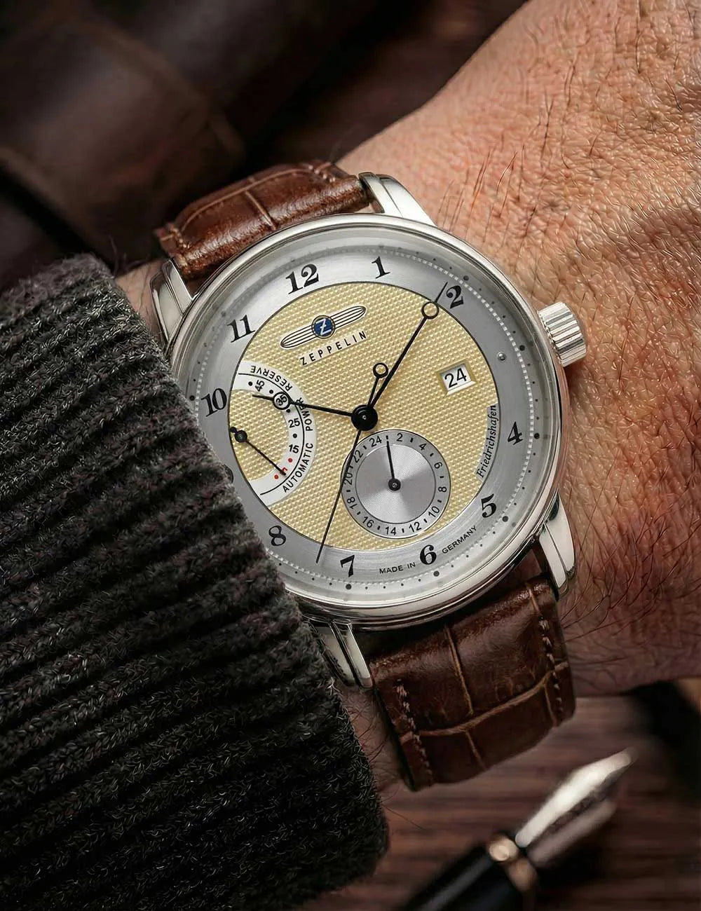 Zeppelin 8590-5 Mens Watch Friedrichshafen 43mm 5ATM