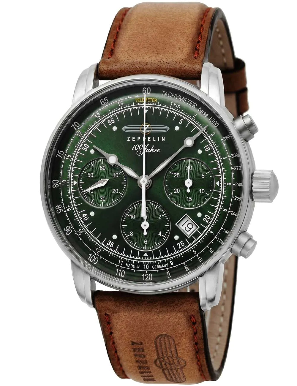 Zeppelin 8618-4 - 100 Years Zeppelin Mens Watch Automatic Chronograph 43mm 5ATM