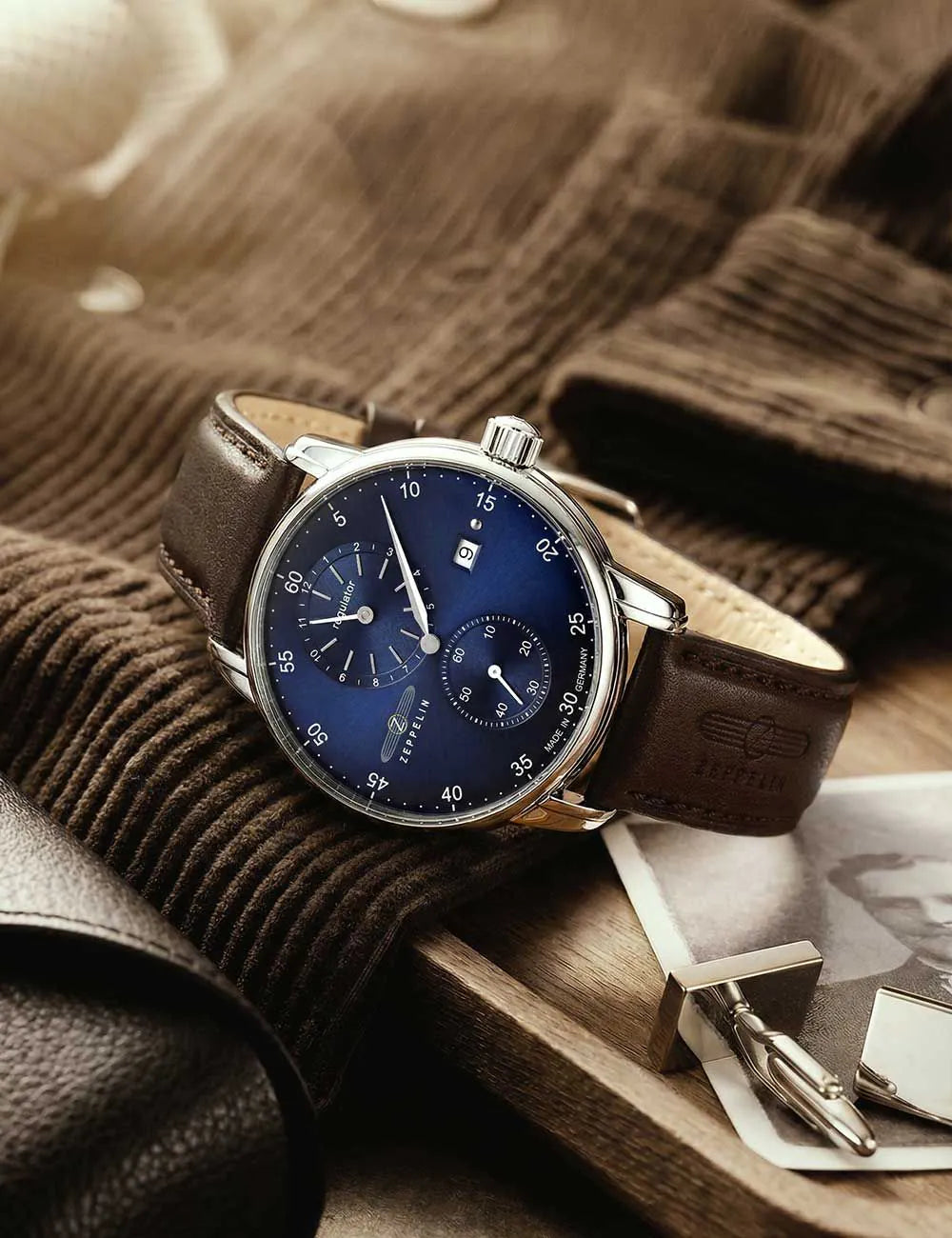 Zeppelin 8622-3 New Captains Line automatic 43mm 5ATM