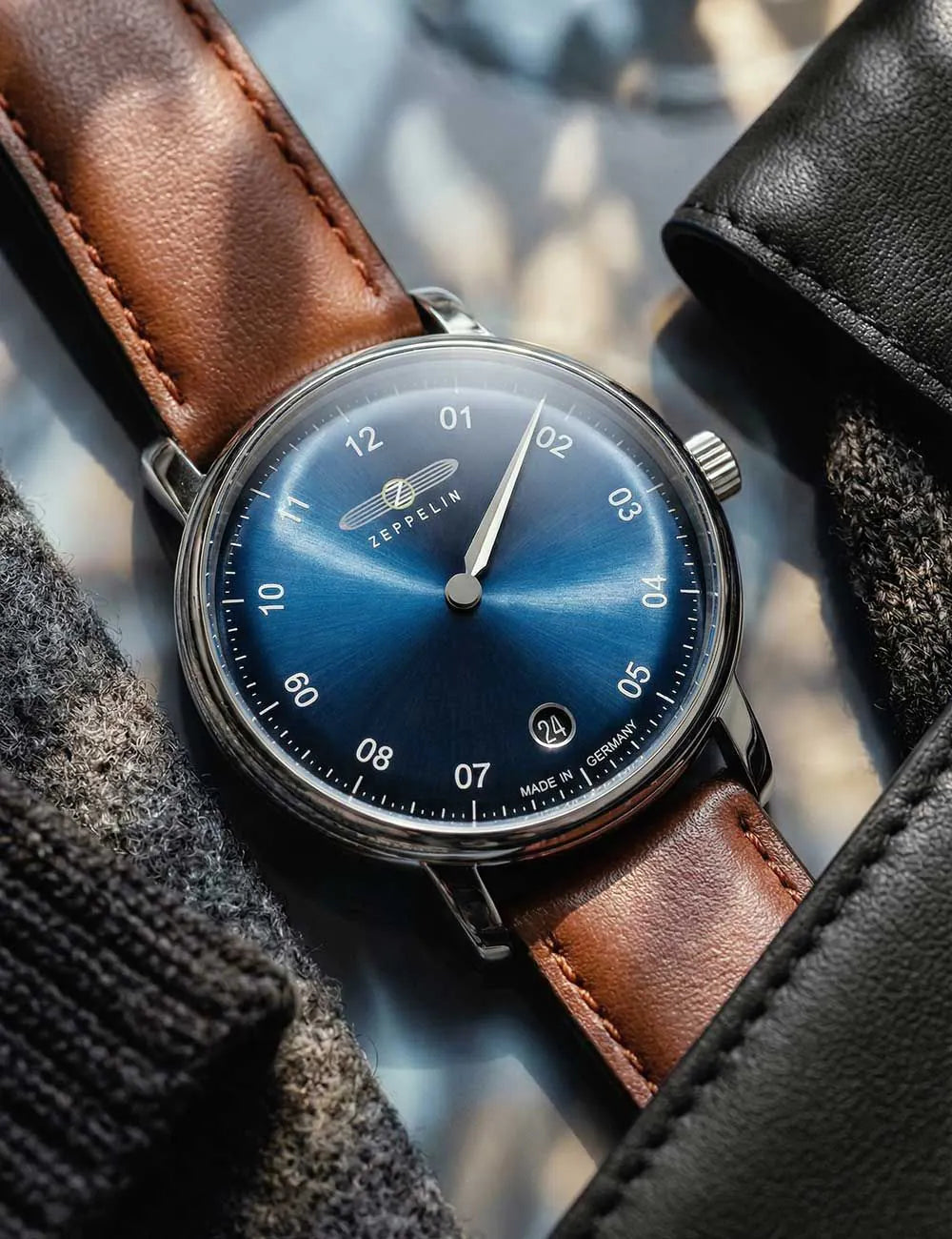 Zeppelin 8643-3 Monotimer ladies 36mm 5ATM