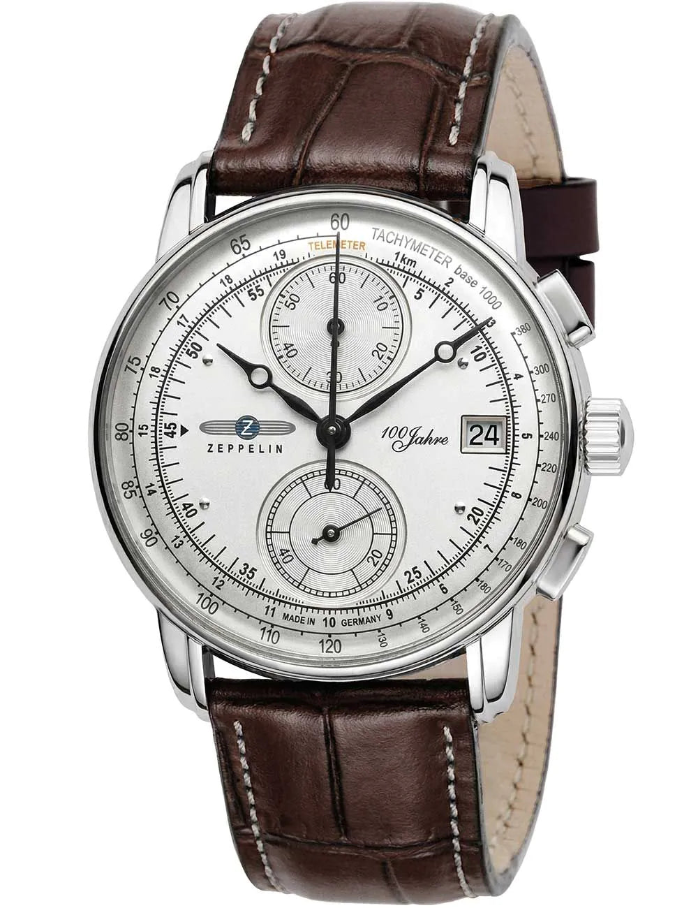 Zeppelin 8670-1 100 years Chrono Men's 43mm 5ATM