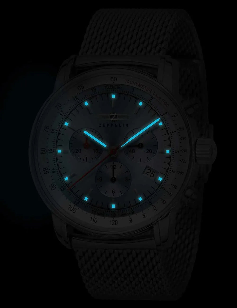 Zeppelin 8886M-3 LZ-14 Marine Chronograph