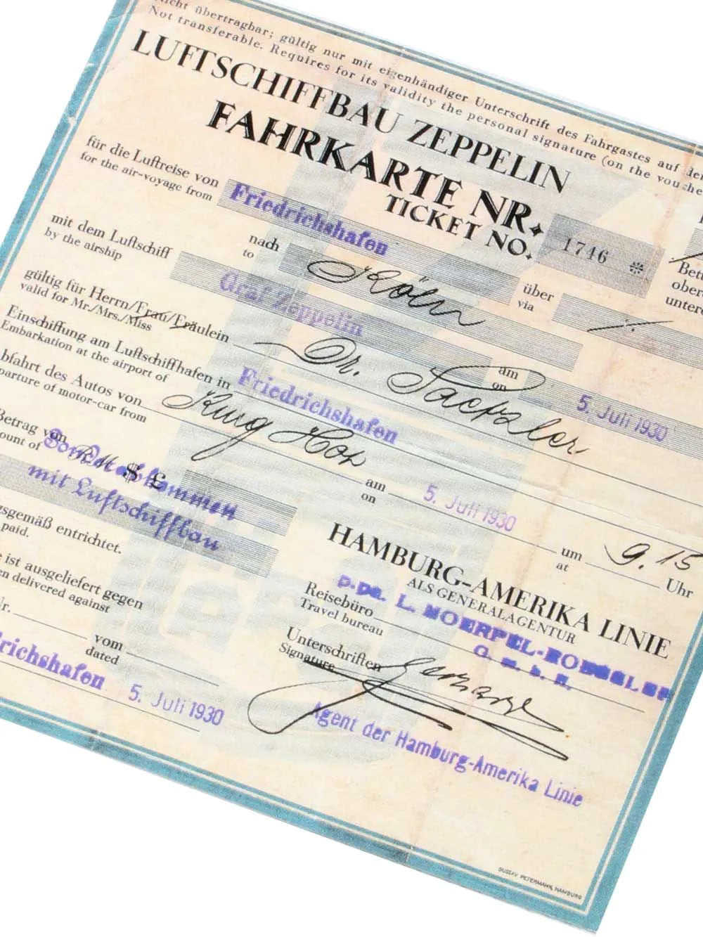 Zeppelin 8666M-1 100 Years Zeppelin ED.1 GMT